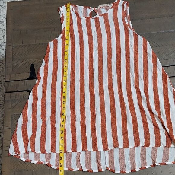 Soft Surroundings Cabana Striped Tunic Tank Sz S - Picture 9 of 9